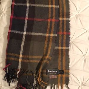 Barbour plaid scarf